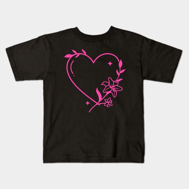 valentine heart Kids T-Shirt by Hunter_c4 "Click here to uncover more designs"